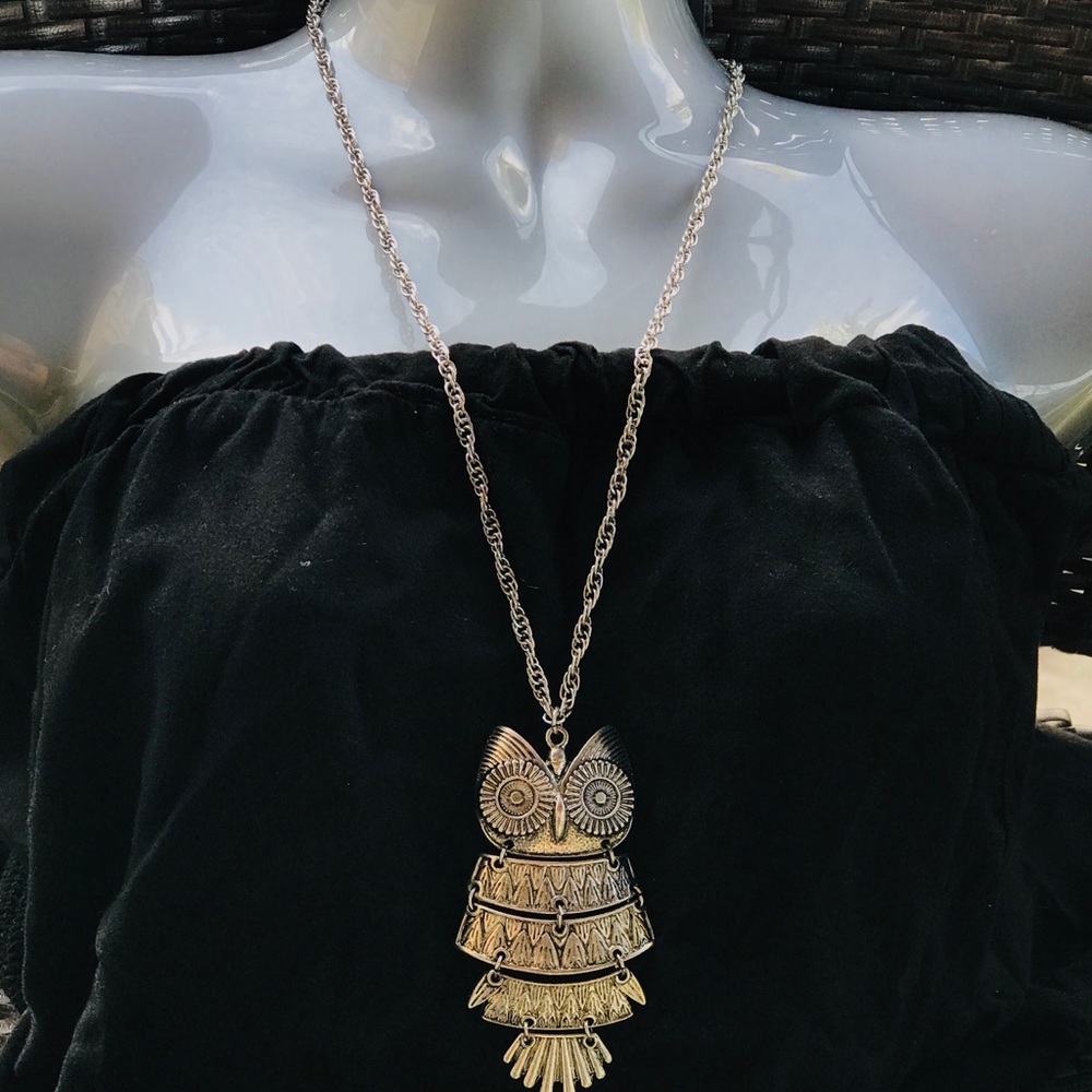 Hollister Silver Tone Ling Necklace